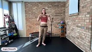 Rebounding Power Walking Routine -2000 Steps A Day Keeps The Doctor Away! Pilates Sculpt & Yoga Flow
