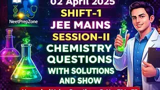 🔥 JEE Main 2025 Chemistry | 2 April Shift-1 Numericals with SmartTricks#JEEChemistry #JEEPreparation