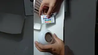Remote Control LED Music Bulb  RGB LED Bluetooth Music Bulb #rgb #gadgets