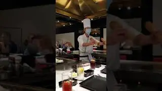 Teppan Edo in Disney World's Epcot - Hibachi Chef #shorts