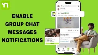How To Enable Group Chat Messages  Notifications On Nextdoor App | Step By Step