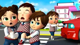 Crossing the Street  - Coco Cartoon School Theater Nursery Rhymes & Kids Songs Original