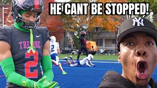 Насколько хорош игрок номер один в штате Нью-Йорк?! Я узнал! WR Мессия Хэмптон