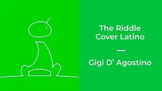 The Riddle - Gigi D' Agostino (Cover español latino)