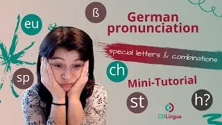 How to pronounce German special letters and combinations | german pronunciation | deutsche Betonung
