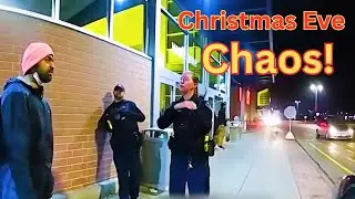 Christmas Eve Police Encounter Intoxicated Individual Challenges Officers| Round Lake Beach Incident