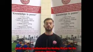 Adam Harding of the Swindon Wildcats Ice Hockey Team