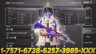 New Update 4.2⚡Best Sensitivity Code + Control Settings Pubg Mobile/Bgmi Sensitivity 2026