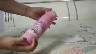 Unboxing Unicorn Cartoon Printed Stainless Steel water bottle🦄