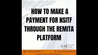 КАК СДЕЛАТЬ ПЛАТЕЖ NSITF НА ПЛАТФОРМЕ REMITA