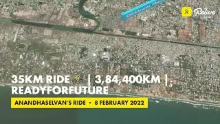 35km+ Ride 🚴 | 3,84,400km | Anandhaselvan | ReadyforFuture | Climate change | 8th Feb 2022