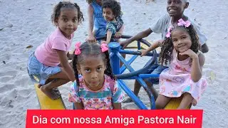 Almoçamos na casa da Pastora Nair /e fomos ao Parque da Cidade com as crianças 
