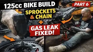 125cc Build Part 6 &mdash; Sprockets, Chains & Leaks&hellip; Why Are We Like This? 😂