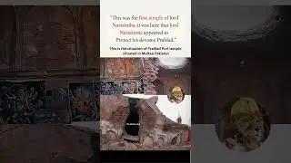 First temple of Lord Narasimha to protect Prahlad ✨ .
