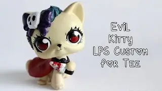Evil Kitty LPS Custom for Tee's LPS Creations!