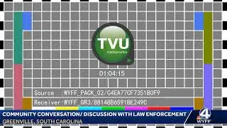 Community conversation with local local enforcement