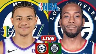 🔴LIVE : LA Clippers Vs Utah Jazz | NBA | PLAY BY PLAY | SCOREBOARD