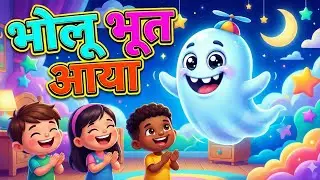 भोलू भूत आया 👻 | Funny Ghost Kids Rhymes in Hindi | Story Time&rsquo;s