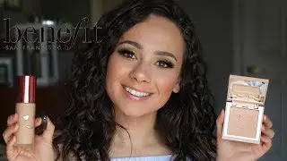 Тональная основа Benefit Hello Happy Flawless Brightening Foundation и бархатистая пудра | Обзор и тест на стойкость