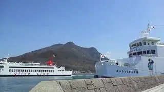小豆島フェリー「第三しょうどしま丸」土庄港出港