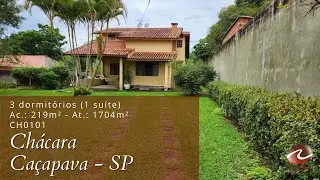 Linda e aconchegante chácara em Caçapava, bairro Vila Velha, 1704 m²