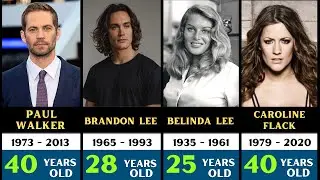 60 Famous Actors Who Died Too Young (Under 45) | Gone Too Soon