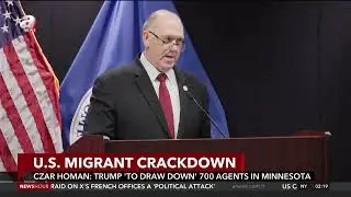 Czar Homan: Trump &ldquo;to draw down&rdquo; 700 agents in Minnesota