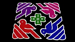 Simple birds kolam | easy birds rangoli | 10 dots kolam | pulli kolam | simple birds muggulu |latest