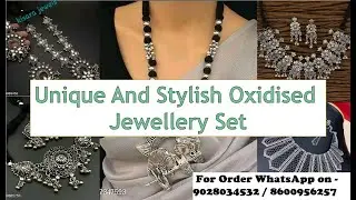 Stylish Silver Oxidised Jewellery Set 2021| Cash On Delivery | Best Oxidised Jewellery Collection