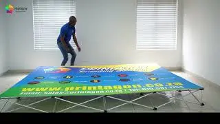 How to Assemble the Straight Banner Wall