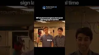 Студенты Массачусетского технологического института создали перчатки с искусственным интеллектом,...