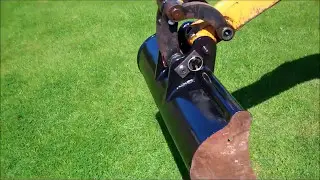 Digger bucket pin holes worn, how to replace as new.