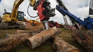2023 Paul Bunyan Show - U.S. Pride HF-800 Cone Splitter With Grapple Attachment