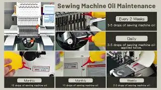FDZ-Embroidery Machine #19 Sewing Machine Oil Maintenance