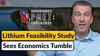 Исследование осуществимости добычи лития компанией PMET Resources привело к экономическому падению