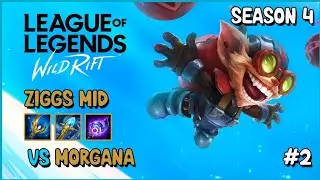 Ziggs Mid Vs Morgana | League Of Legends Wild Rift Gameplay - Season 4 | #2