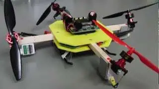 Quad+(Motor 4 and Servo 4) & HK KK2.0 V1.4 flight experiments Vol.44