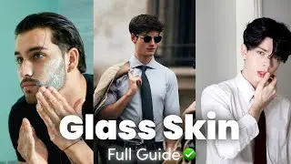 Glow Your Skin in home | glow up tips for men | looksmaxxing for glass like glowing skin for men's|