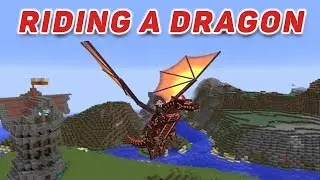 Dragon Mounts 2. RIDING DRAGONS. Tutorial / Guide (minecraft java edition)