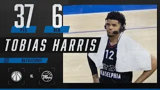 Tobias Harris erupts for playoff-career-high 37 points in the 76ers' Game 1 win | NBA Highlights