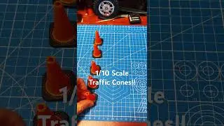 Realistic scale traffic cones!! #traffic #rc4wd #rc #trafficcone #rccar #cone #scale #radiocontrol