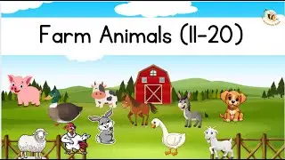 Learning Farm Animals (part 2) 🐮🐔🐷 | Animal Names & Sounds for Kids Ages 3&ndash;10