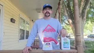 LAYING down SOME WEED killer
