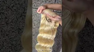 Blonde HD 13x6 lace frontal wig Virgin hair 613 HD lace wigs