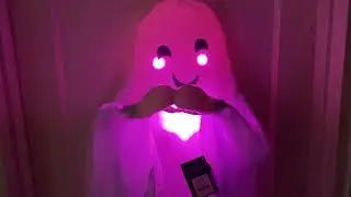 Hyde and Eek Animated Happy Beating Heart Ghost