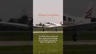 MISSION: POSSIBLE. #bgsu alumni breaking RECORDS. #flying #aviation #guinnessworldrecords #shorts
