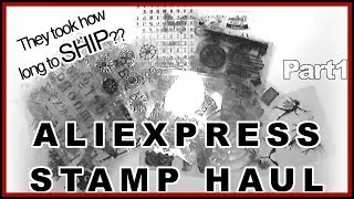 Aliexpress Clear Stamp Haul 1:They took how long to ship?