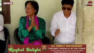 RENOWNED SINGER SMT OMIK MENGU DAI DEDICATED A SONG TO GOJEN NOROH AT HIS RESIDENCE SANTIPUR,ROING .