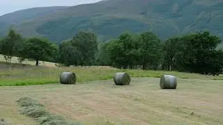 Bale collision - Castle Rigg Farm Haytime 2024