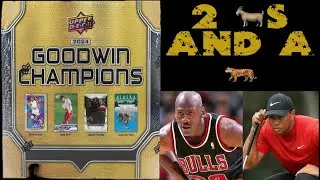 Goodwin Champions Hobby Box | Pulled an auto, 2 Michael Jordans, a Tiger Woods, and more...